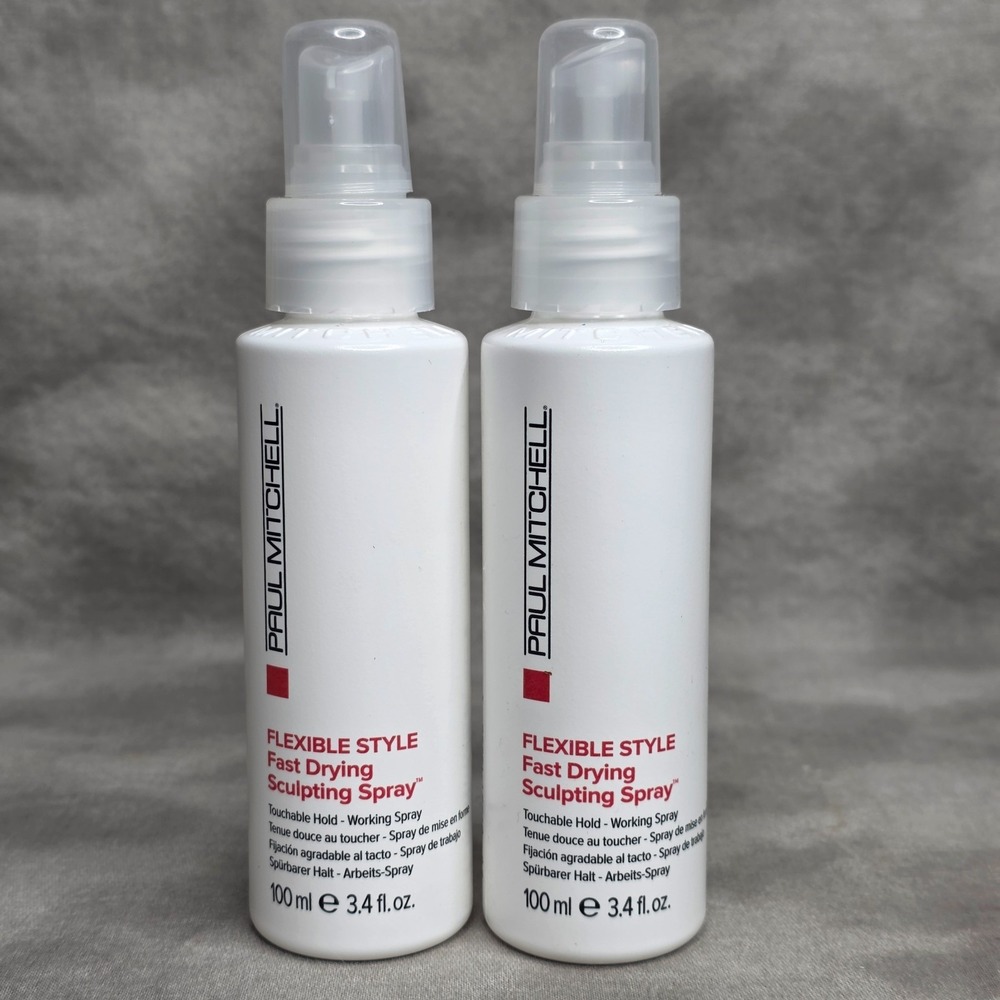 (X2) Paul Mitchell Flexible Style Fast Drying Sculpting Spray 3.4 fl oz
